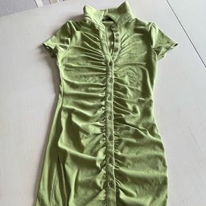 shein green dress